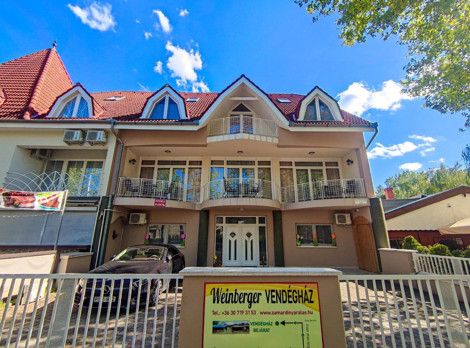 Hotel Weinberger Vendeghaz Zamárdi Exteriér fotografie